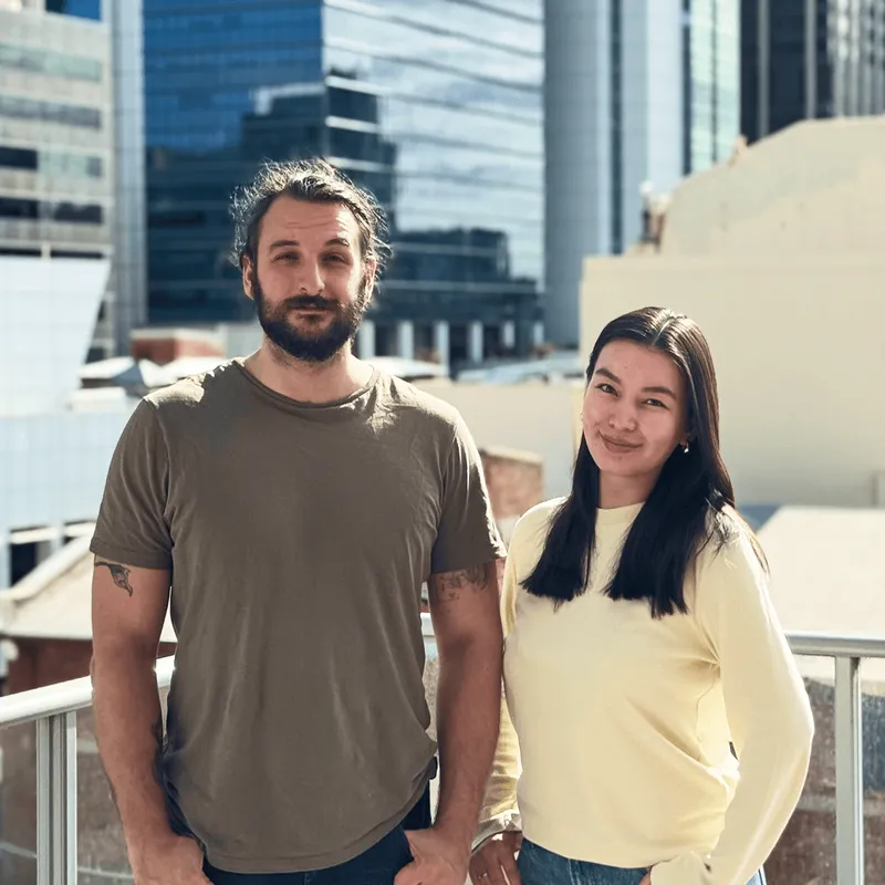 Welcoming Nikolai and Arai.